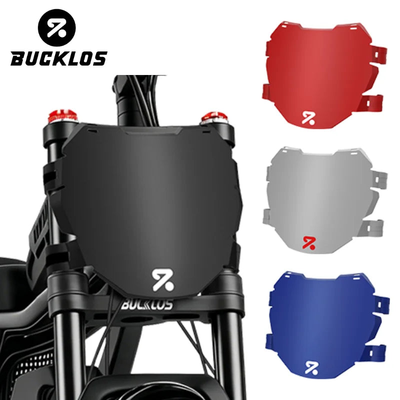 BUCKLOS MTB Fork Number Plate – E-Bike & DH Mud Guard