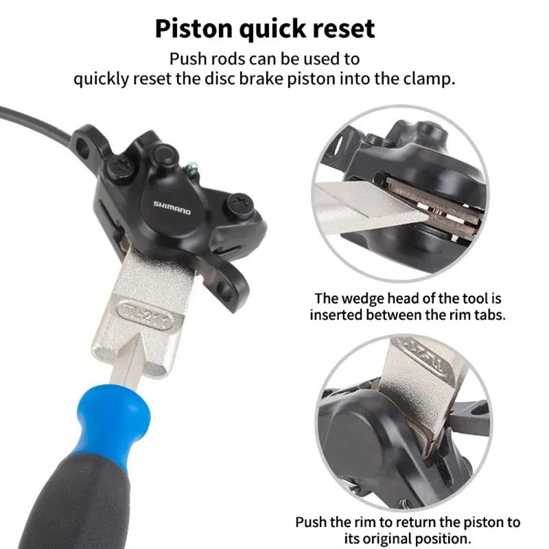 TOOPRE Hydraulic Disc Brake Piston Reset Tool – MTB & Road Bike