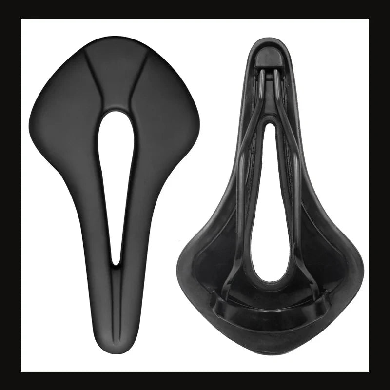 Ergonomic PU Leather Bike Saddle – Hollow Cushion Seat Pad