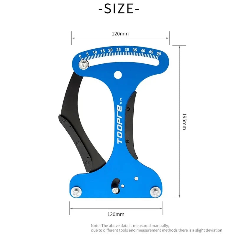 TOOPRE Spoke Tension Meter – MTB & Road Bike Wheel Tool