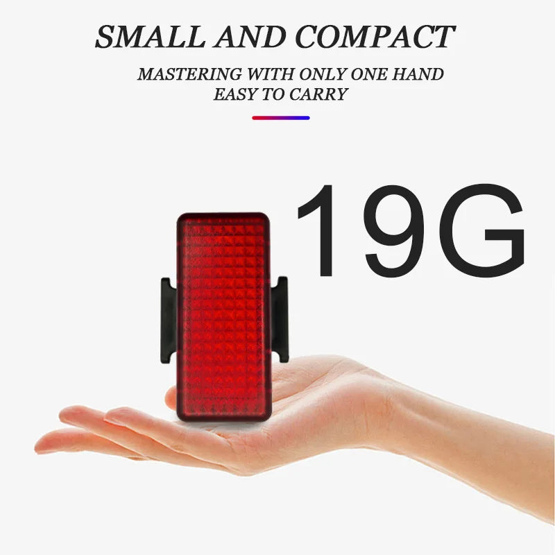 BUCKLOS USB Rechargeable LED Bike Tail Light – 6 Modes IPX5