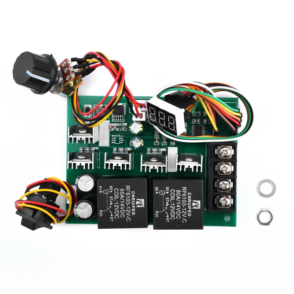 PWM DC Motor Speed Controller 10-55V 40A Forward/Reverse Module