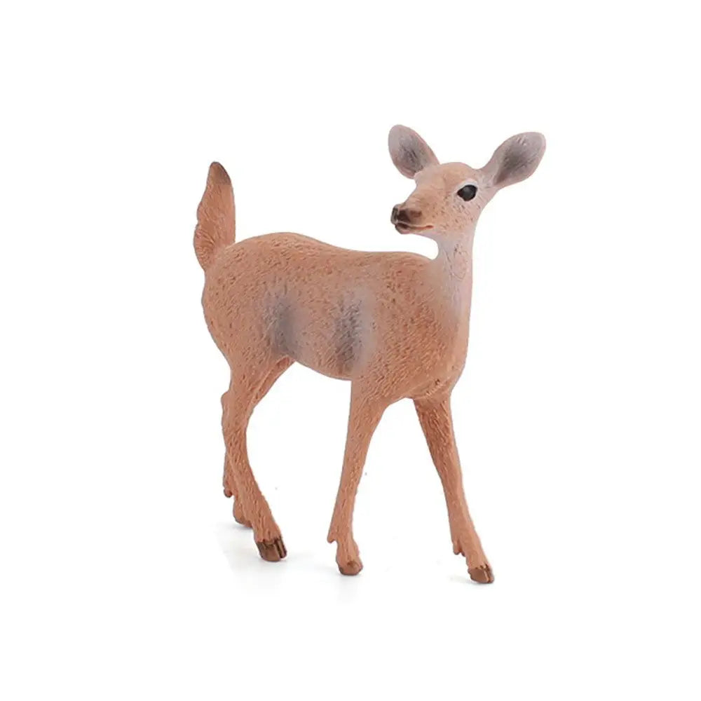 Rabbit & Fox Miniature Animal Figures – Cake Toppers & Decor