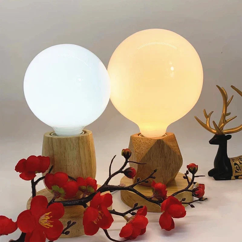 Milky Glass G80 G95 Globe LED Bulb 7W E27 Warm & Cool White