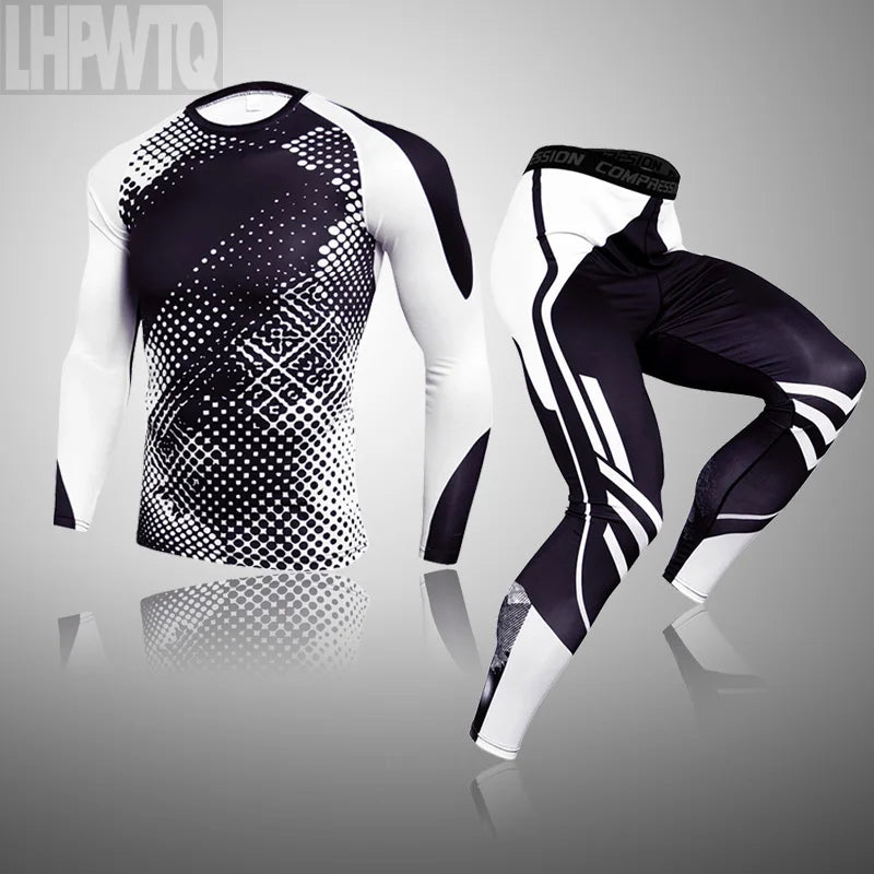 Men's Thermal Long Johns – Tactical Base Layer for Sport