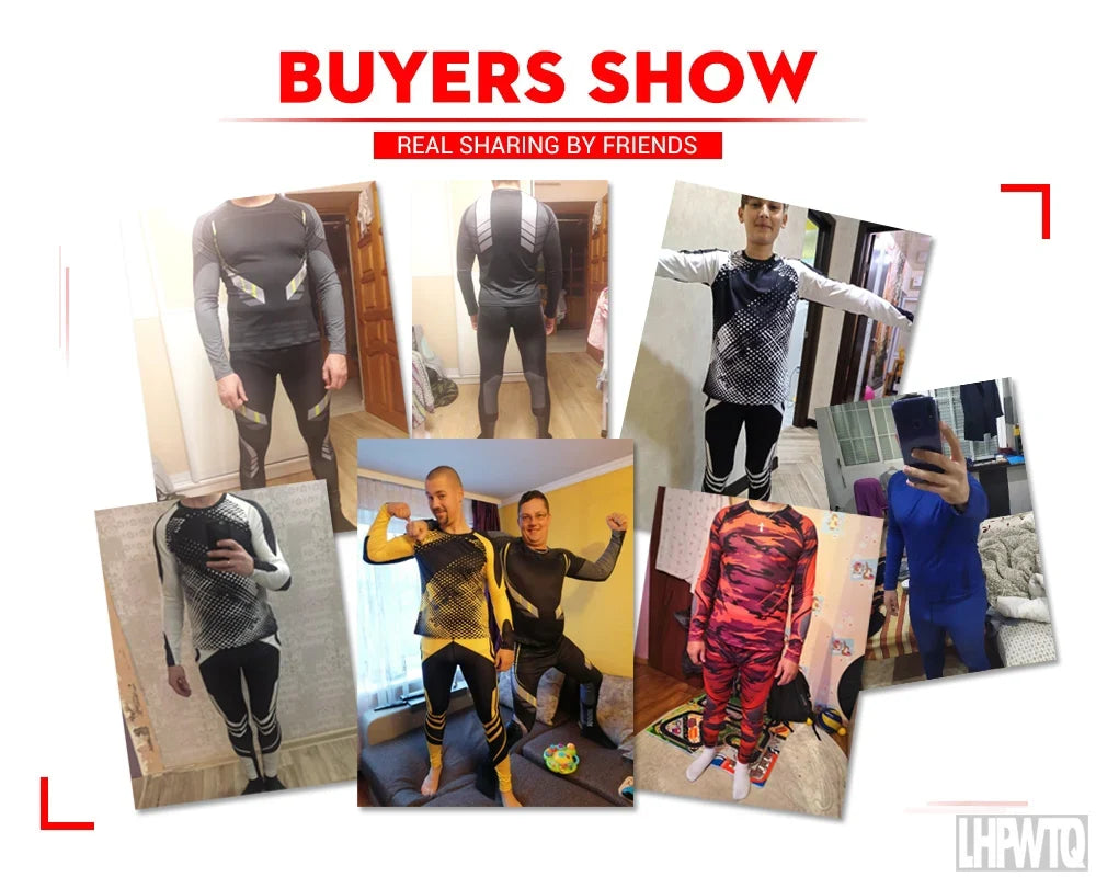 Men's Thermal Long Johns – Tactical Base Layer for Sport