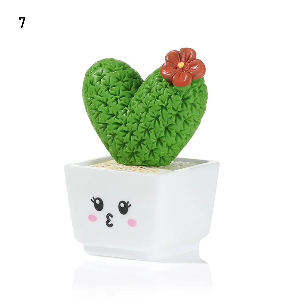 Fairy Garden Cactus Miniature Figurines – Micro Landscape Decor