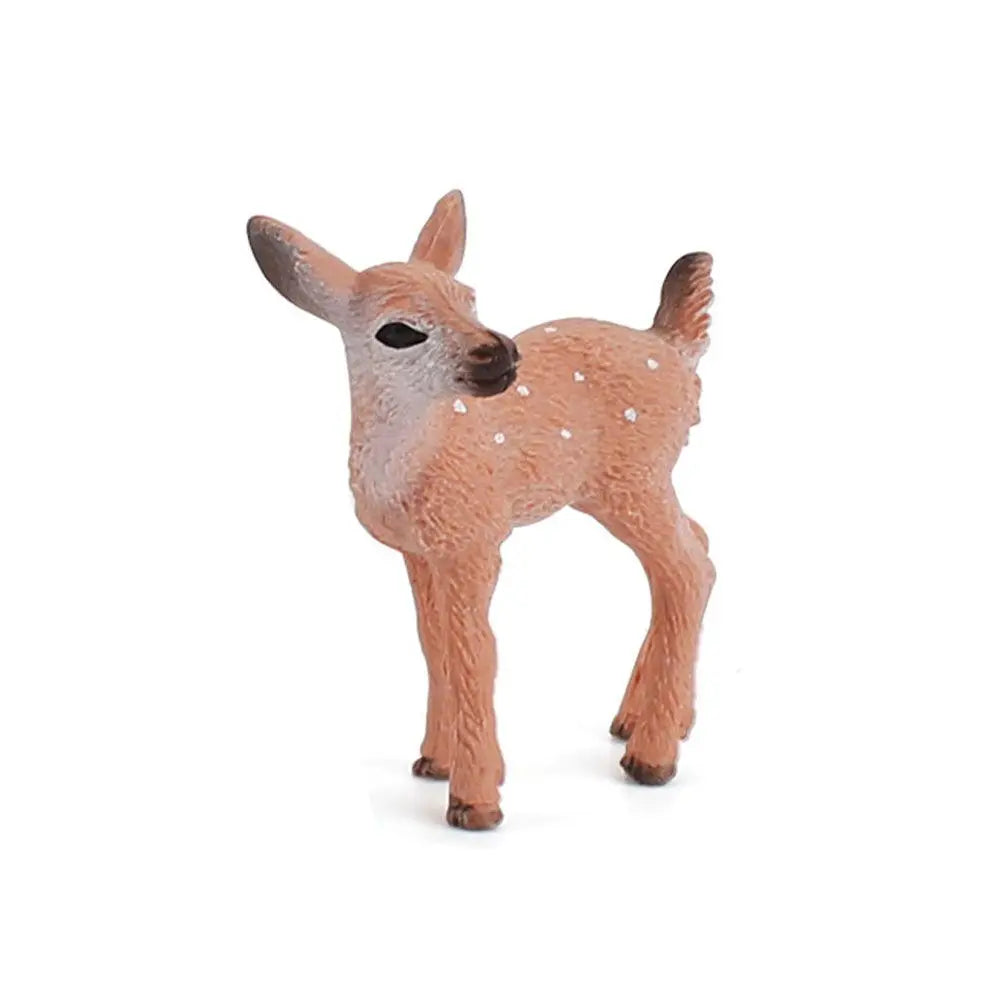 Rabbit & Fox Miniature Animal Figures – Cake Toppers & Decor