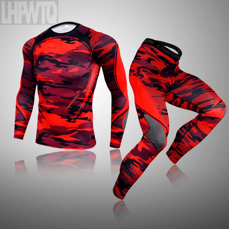 Men's Compression Base Layer Sport Suit | Quick-Dry Long Sleeve