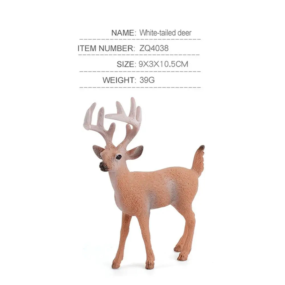 Rabbit & Fox Miniature Animal Figures – Cake Toppers & Decor