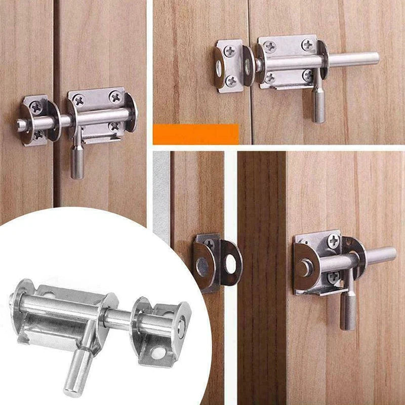 Stainless Steel Sliding Door Bolt Latch – Gate & Toilet Lock