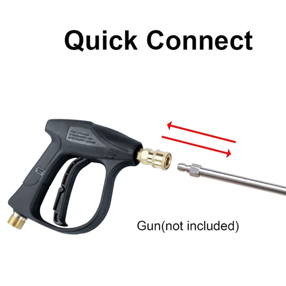 Stainless Steel Pressure Washer Extension Wand 1/4" Quick Connect