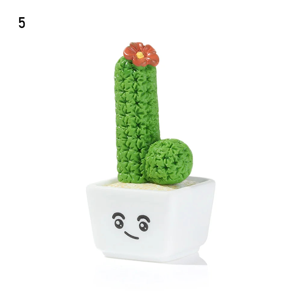 Fairy Garden Cactus Miniature Figurines – Micro Landscape Decor