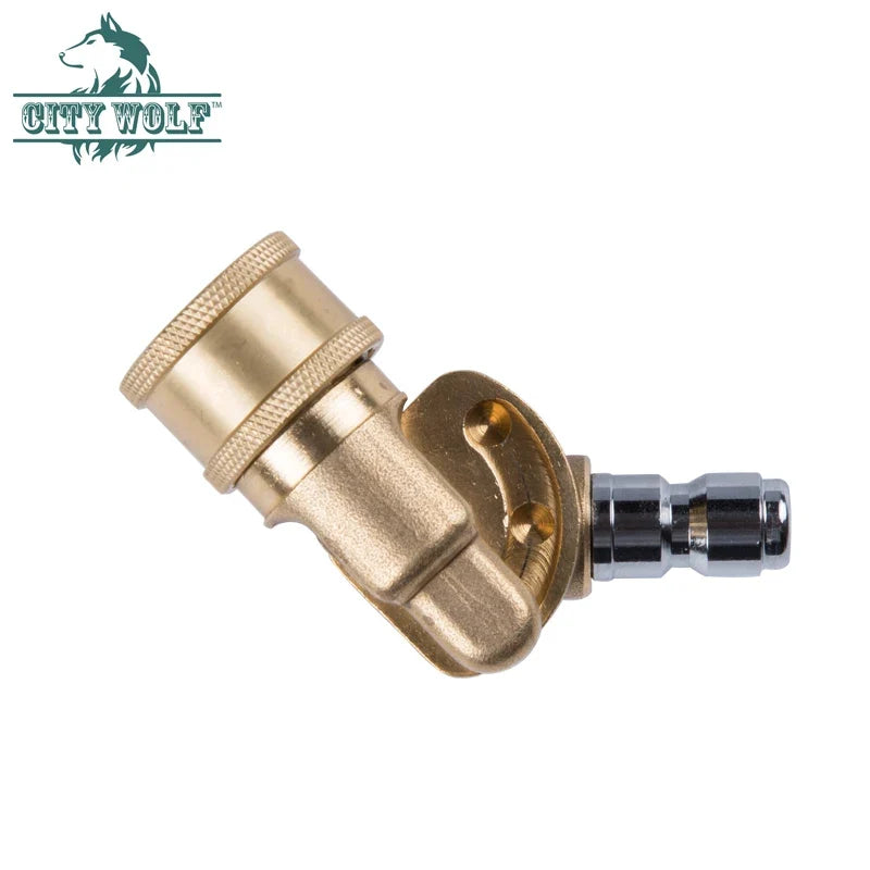 Pivoting Brass Coupler Pressure Washer 4500PSI 120° 5 Angles