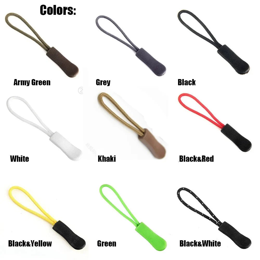 10pcs Zipper Pull Replacement Clips for Bags & Backpacks