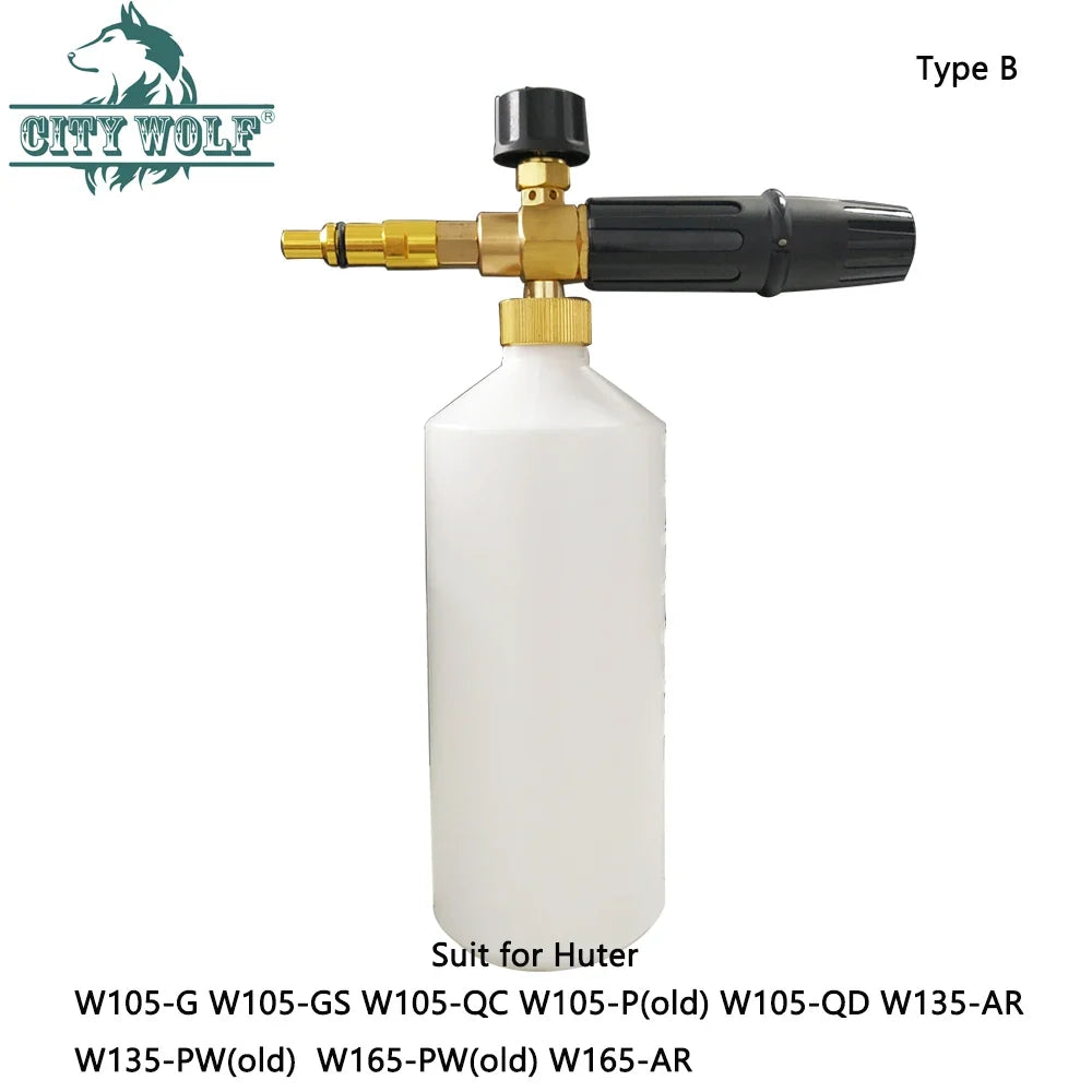 Snow Foam Gun Lance for Huter W105 W135 W165 Pressure Washer