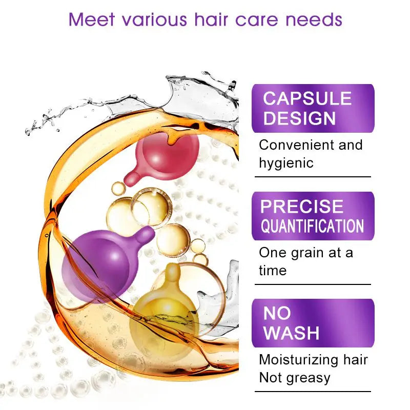 Sevich Hair Vitamin Capsules – Keratin & Moroccan Oil Serum