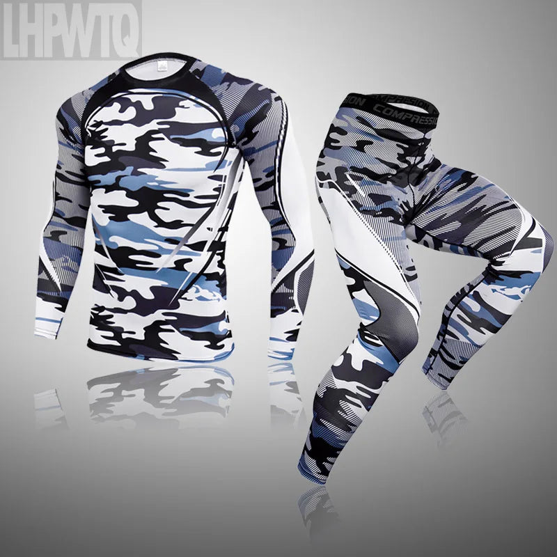 Men's Compression Base Layer Sport Suit | Quick-Dry Long Sleeve