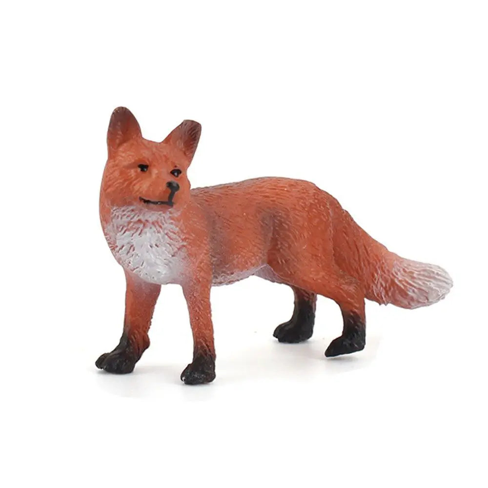 Rabbit & Fox Miniature Animal Figures – Cake Toppers & Decor