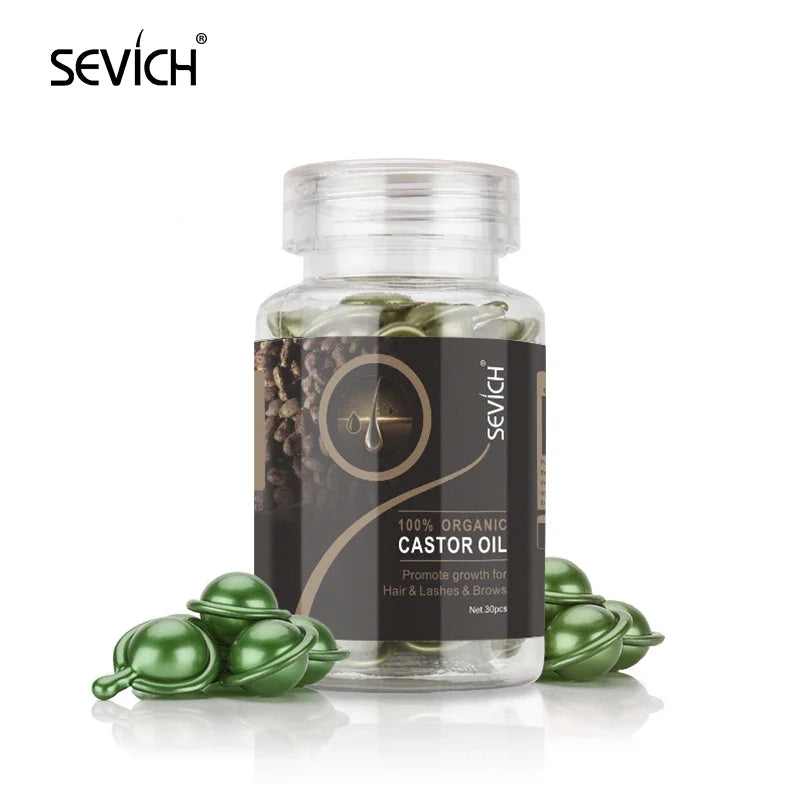 Sevich Hair Vitamin Capsules – Keratin & Moroccan Oil Serum