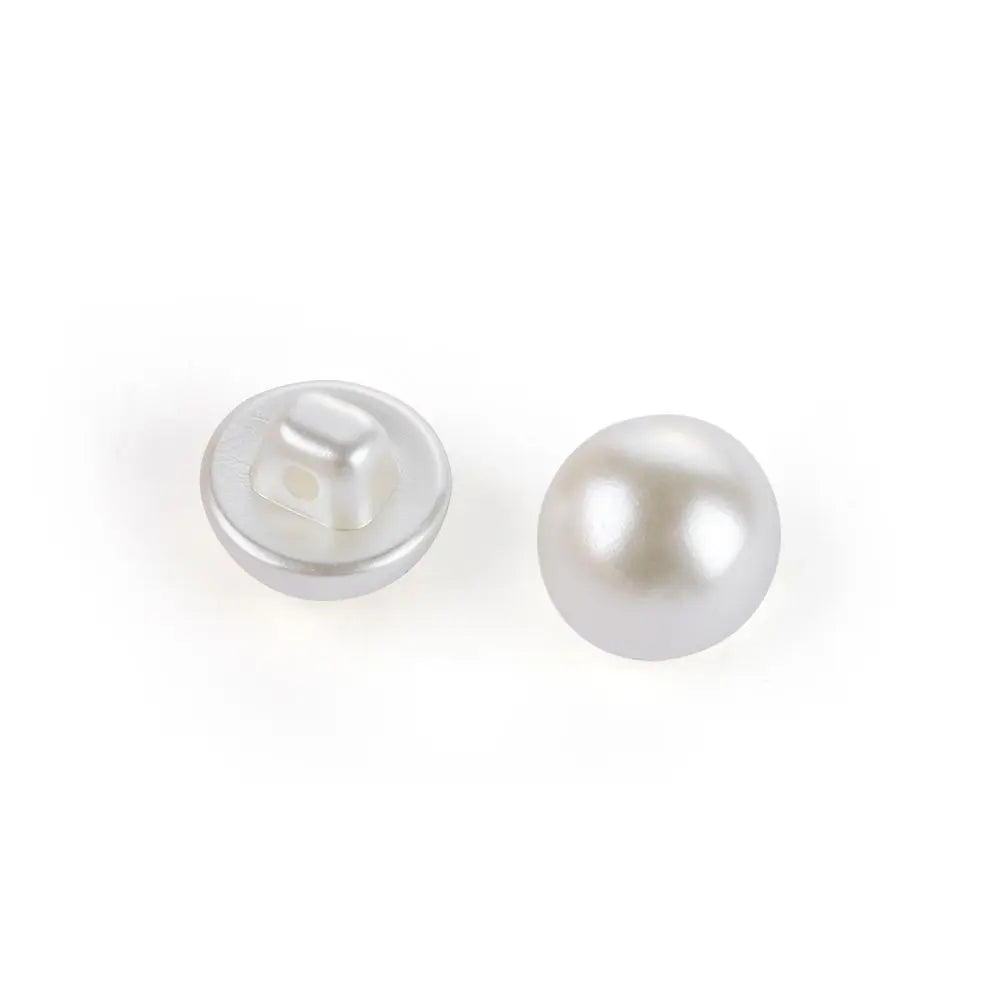 50PCS 10mm Pearl Shank Buttons for Sewing, DIY & Crafts