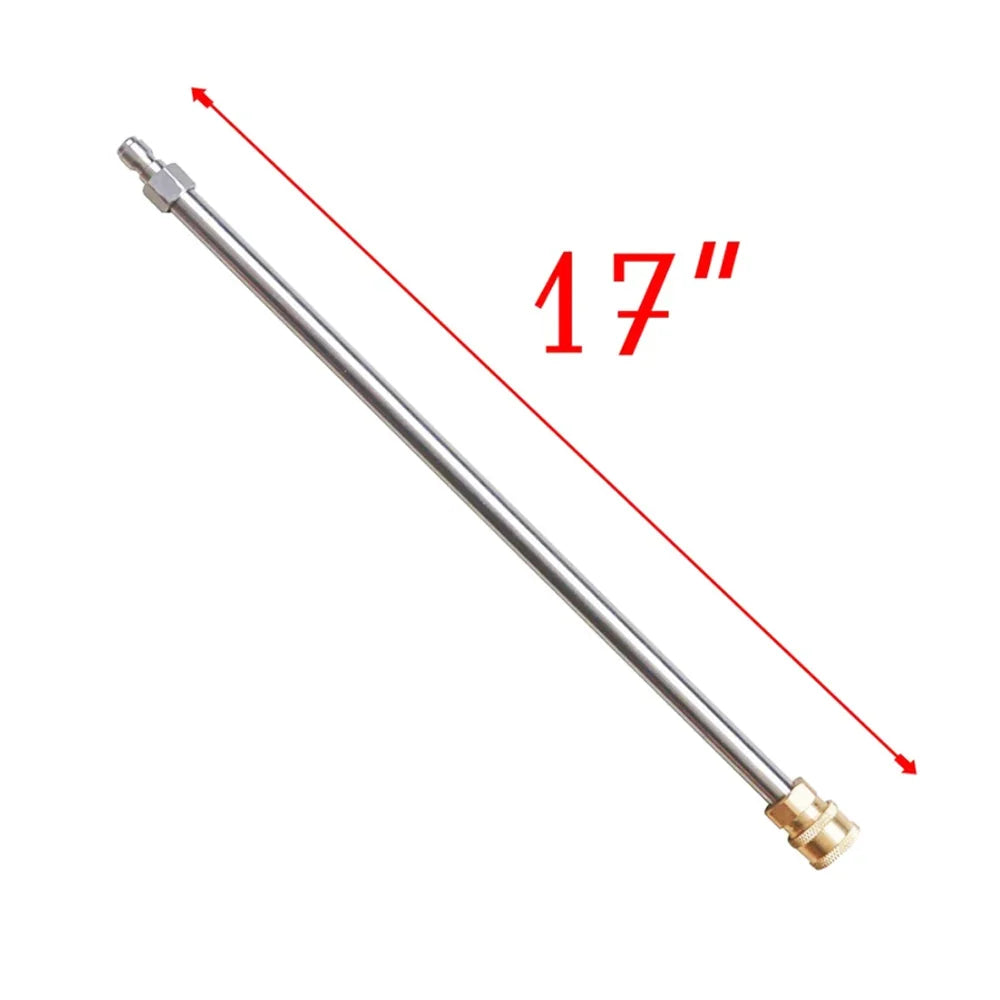Stainless Steel Pressure Washer Extension Wand 1/4" Quick Connect