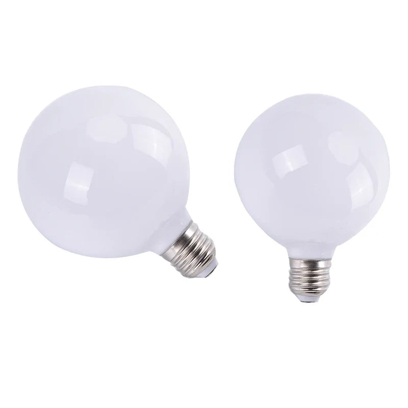 Milky Glass G80 G95 Globe LED Bulb 7W E27 Warm & Cool White