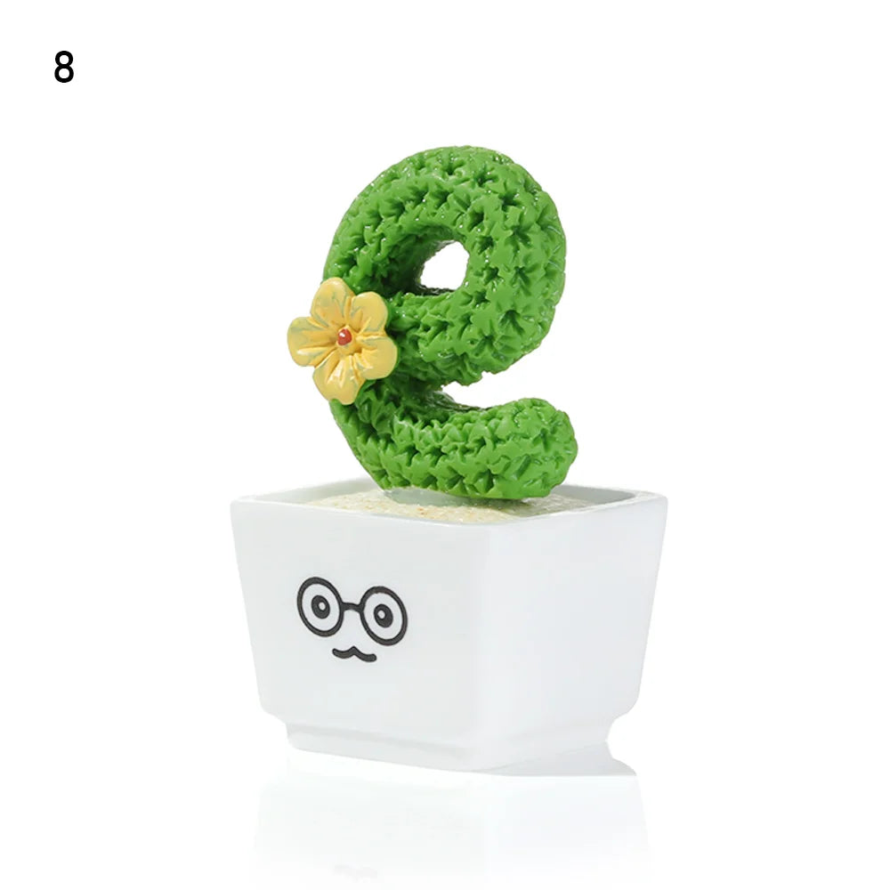Fairy Garden Cactus Miniature Figurines – Micro Landscape Decor