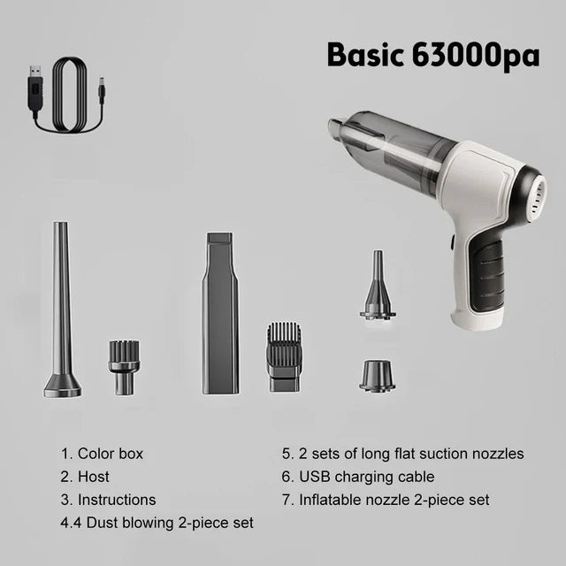 SUITU 120W Cordless Handheld Vacuum & Blower – Car & Home