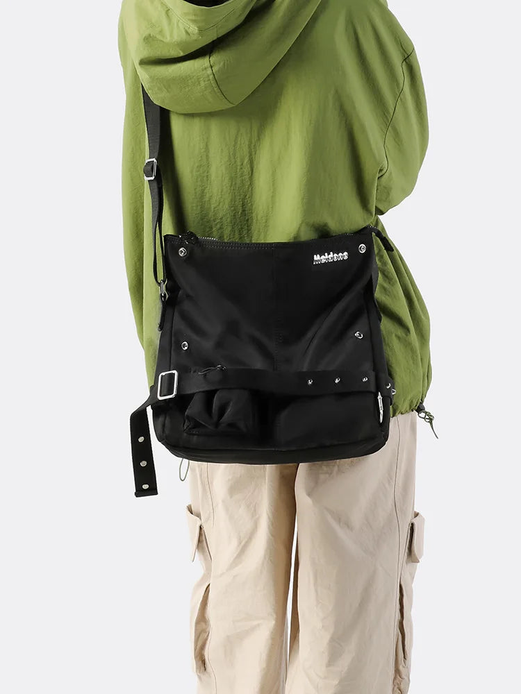 Nixie Retro Motorcycle Messenger Bag | Crossbody Shoulder Bag