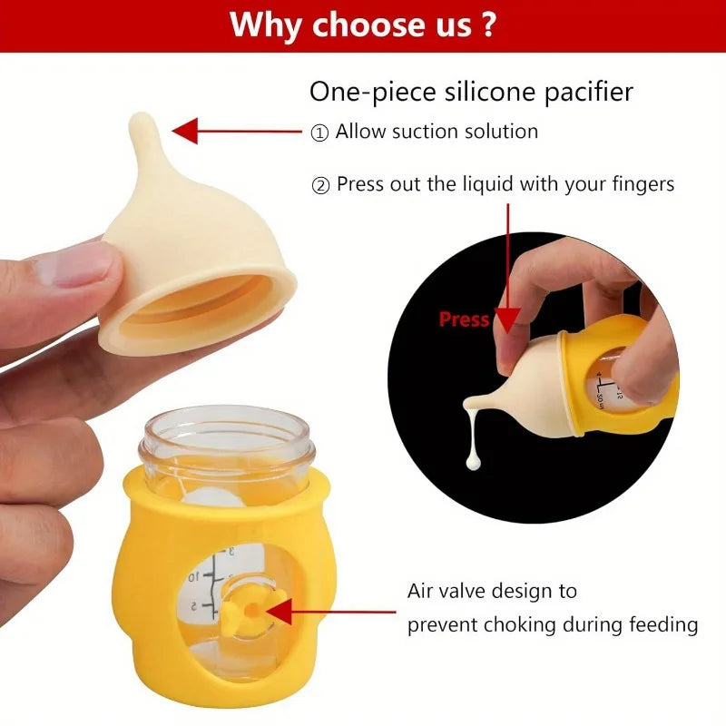 Silicone Pet Nursing Bottle with Anti-Choking Valve | Nixie