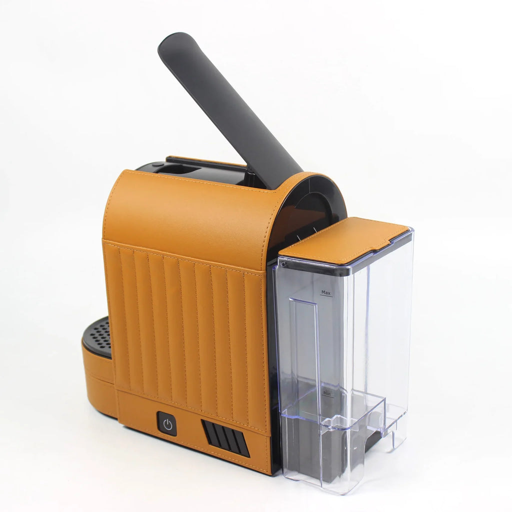 KADERN Leather-Wrapped Capsule Coffee Machine | Hotel & Home