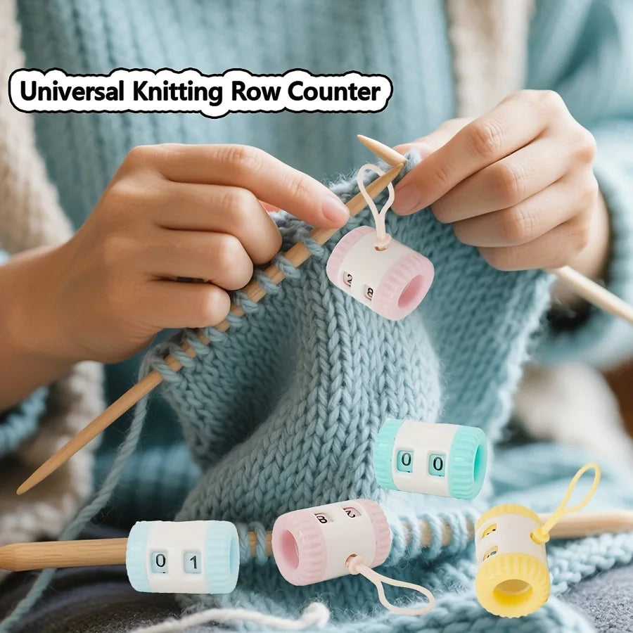 Knitting Row Counter – Manual Handheld Tally for Crochet & Yarn