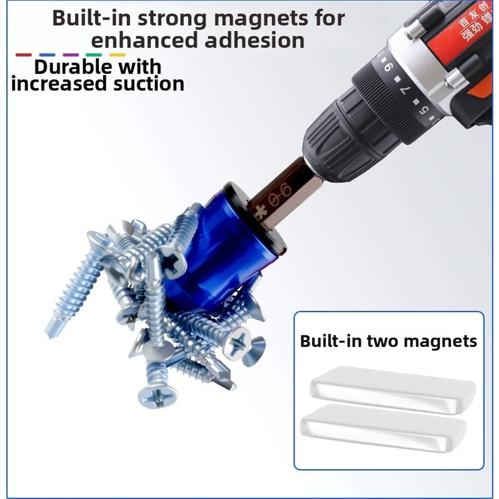 DAZZLEEX Magnetizer Demagnetizer – 6.35mm Hex Drill Bit Tool