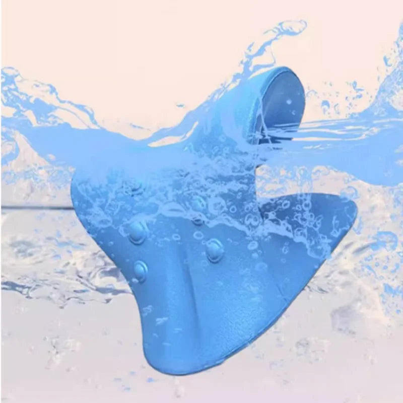 C-Shaped Neck Traction Pillow – Cervical Alignment Support
