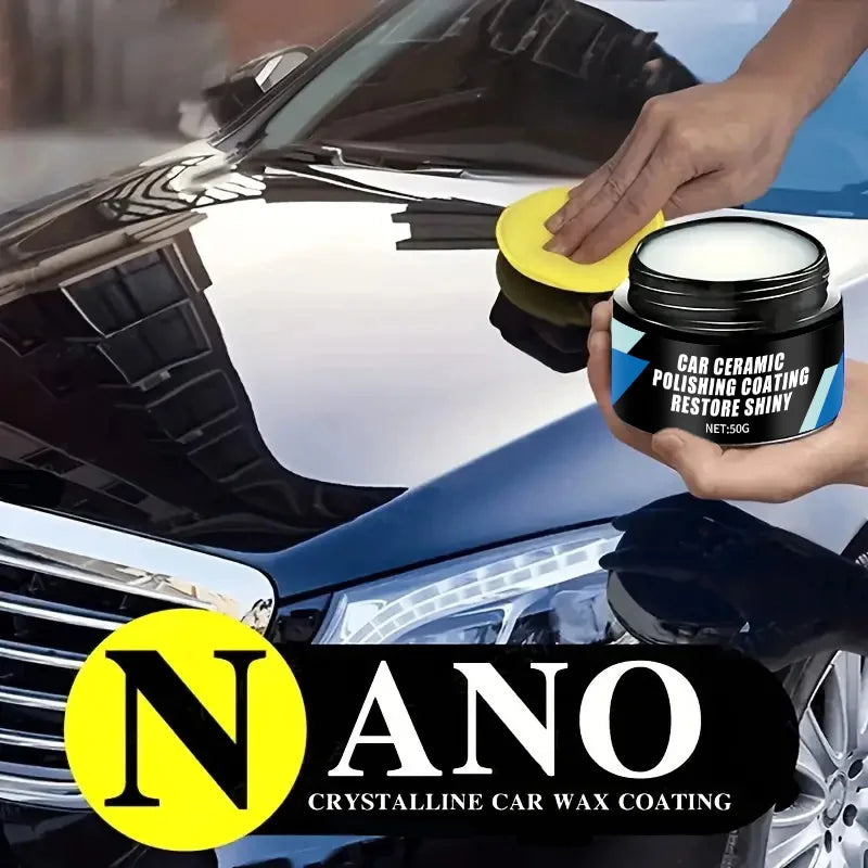 Ceramic Nano Car Polishing Wax – Hydrophobic Crystal Coat