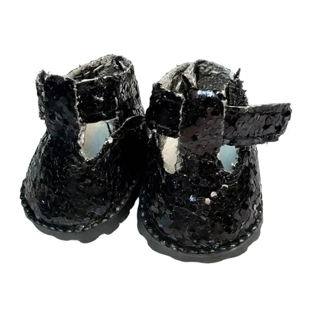 Miniature Sequin Doll Shoes 3.5cm | 1/6 Scale Dress-Up Gift