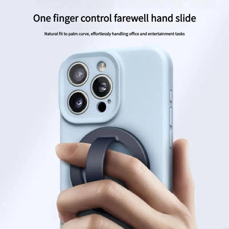 Silicone Phone Ring Holder – 360° Grip & Car Dashboard Mount