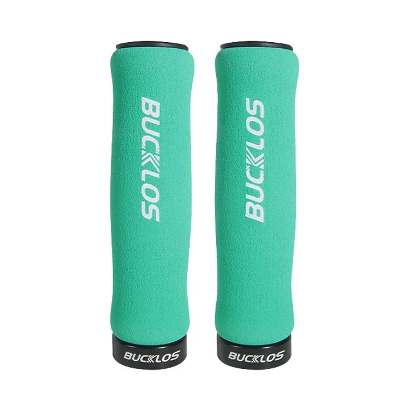 BUCKLOS MTB Lock-On Handlebar Grips – Soft Sponge Bike Grips