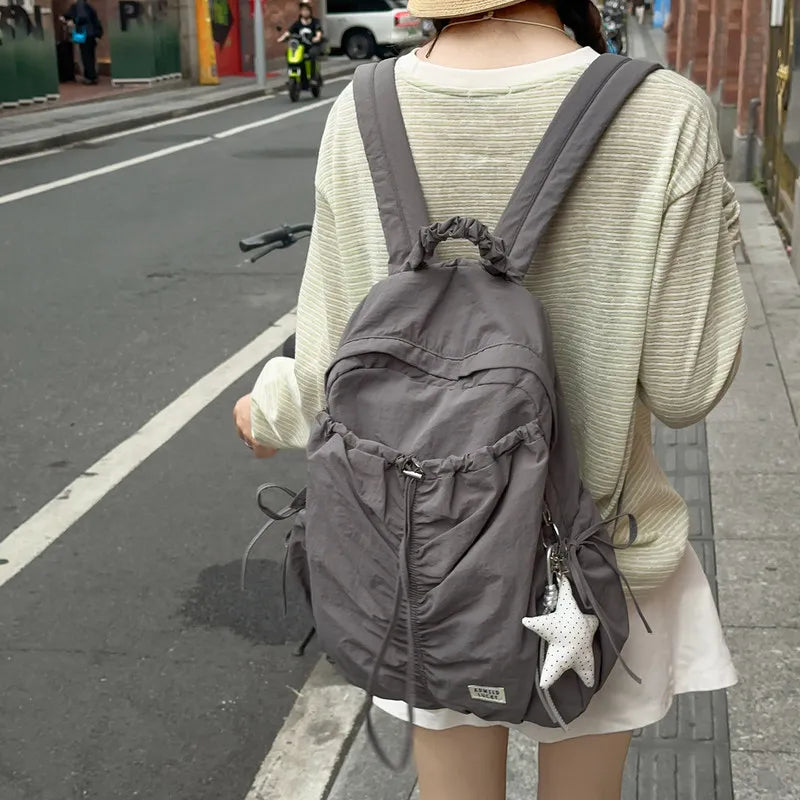 Korean Style Campus Backpack – Large Capacity Laptop Bag