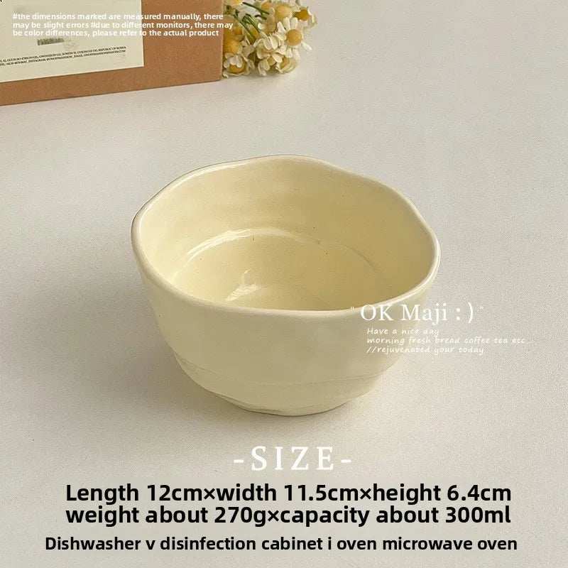 Cute Ceramic Bowl – Nordic Rice, Salad & Breakfast Bowl