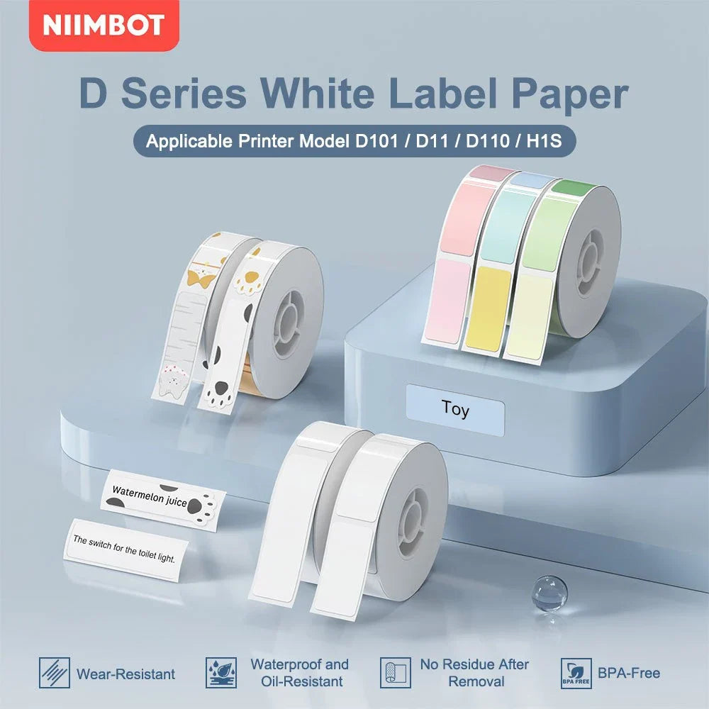Niimbot Thermal Label Rolls for D11 D101 D110 H1 Printer