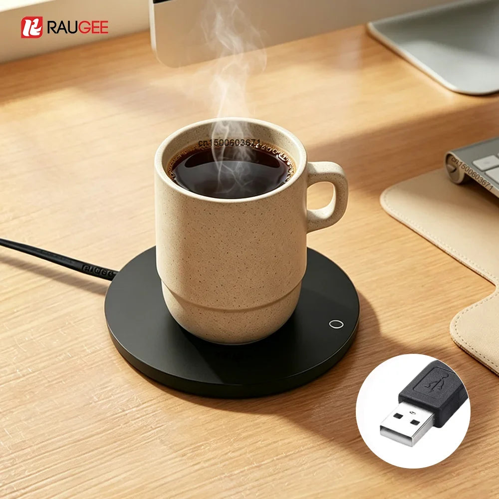 USB Mug Warmer – Thermostatic Coffee & Tea Heating Coaster