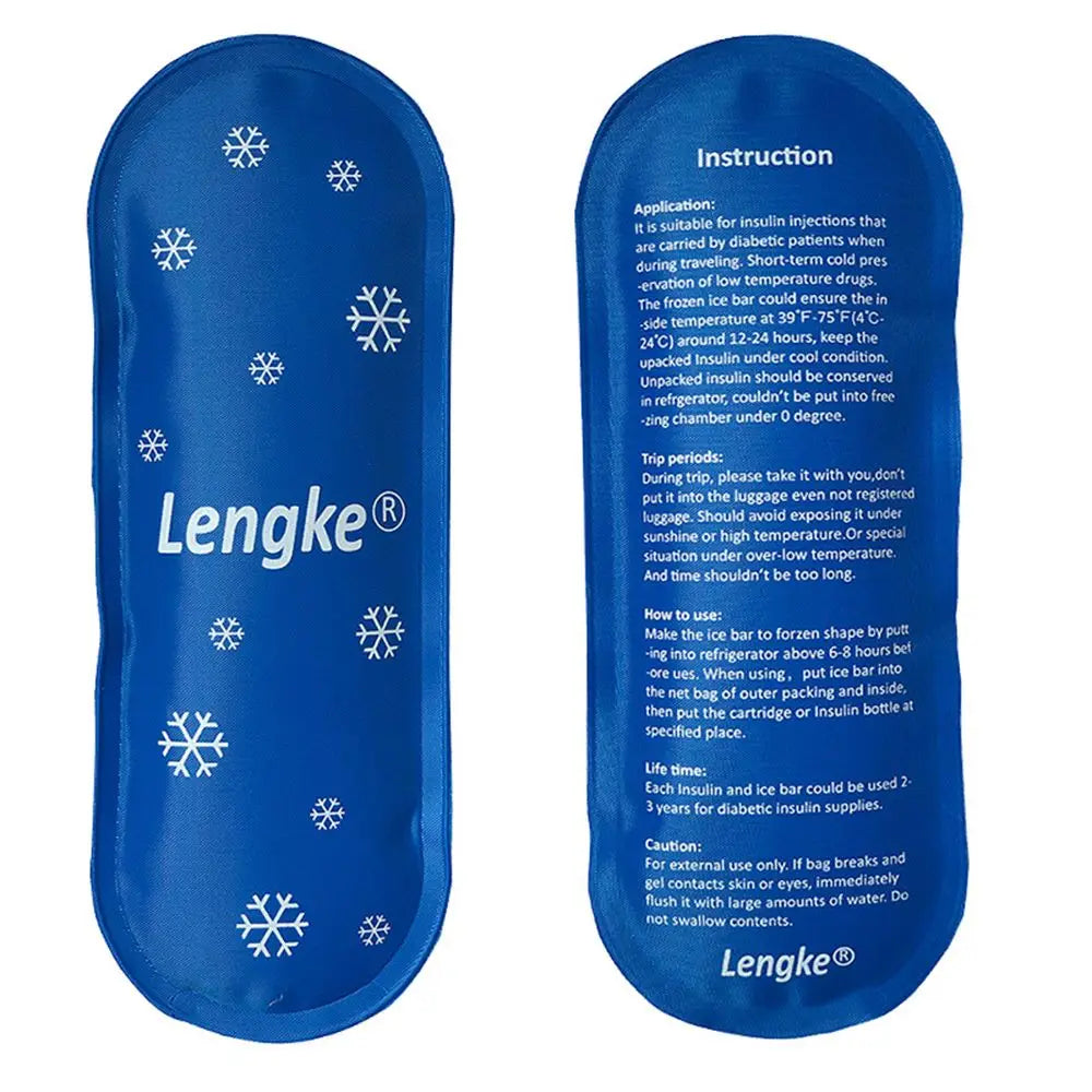 3-Pack Reusable Travel Gel Ice Packs – Compact Cold Cooling Bag
