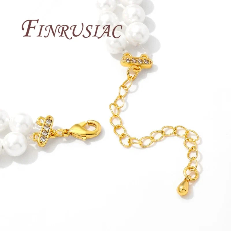 18K Gold Plated Bracelet Extender Chain with Lobster Clasp DIY