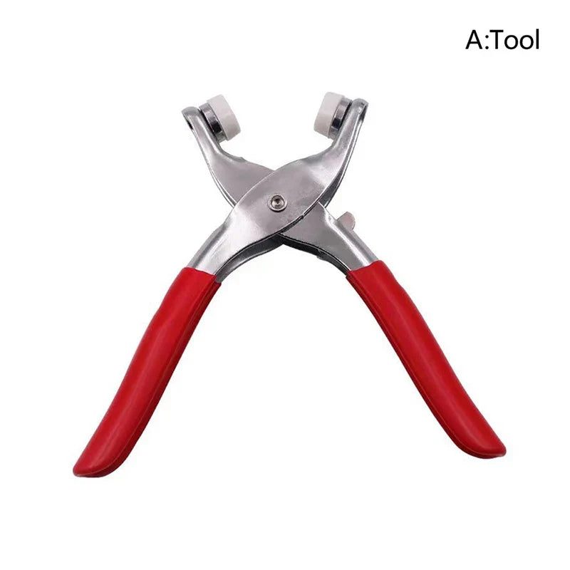 Metal Snap Fastener Kit with Pliers Press Tool for Sewing