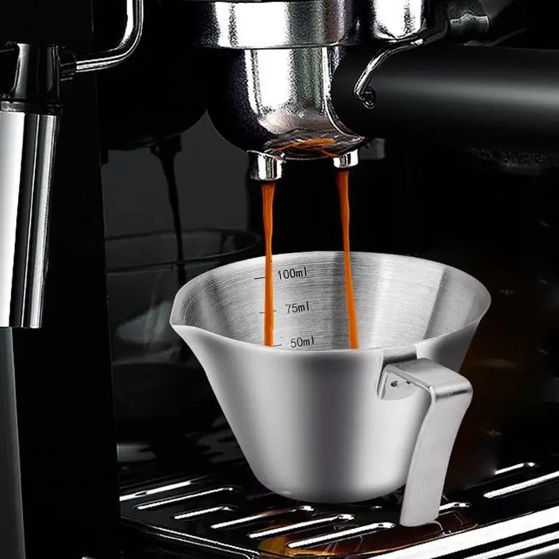 304 Stainless Steel Espresso Measuring Cup with Scale Mark