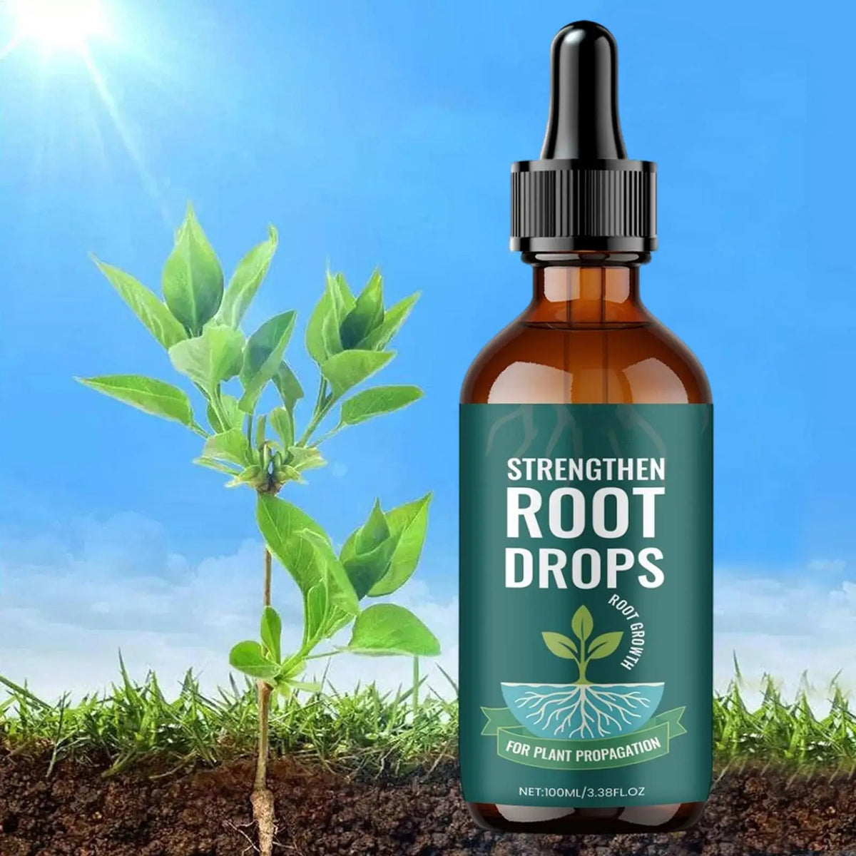 Root Drops Propagation Liquid – 100ml Plant Root Booster