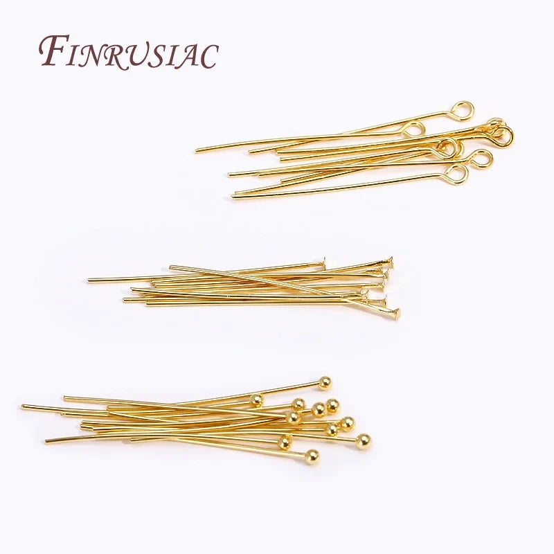 18K Gold Plated Jewelry Findings Set – Clasps, Pins & Crimp Beads