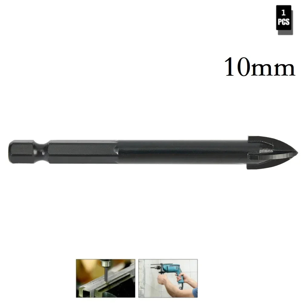 DAZZLEEX Carbide Triangle Drill Bit – Tile Glass Ceramic Concrete